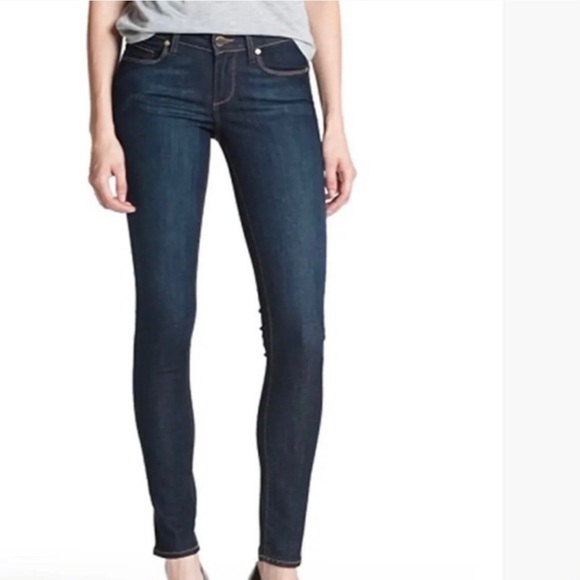 Paige Skyline Skinny Jeans Carson Wash Size 26 - Picture 1 of 10